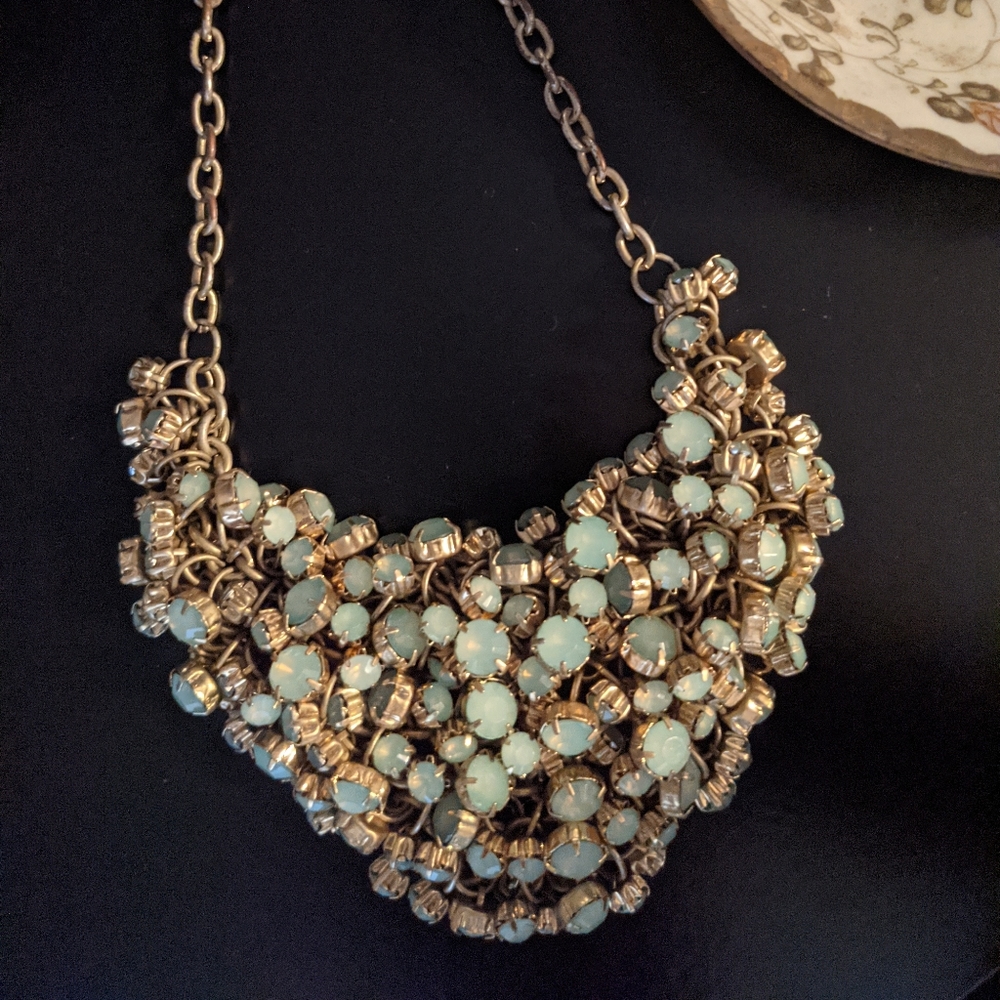 Modern statement necklace